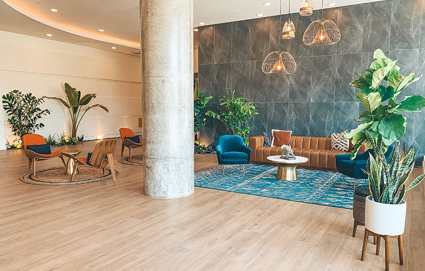 Art Plaza Tower designer lobby lounge
