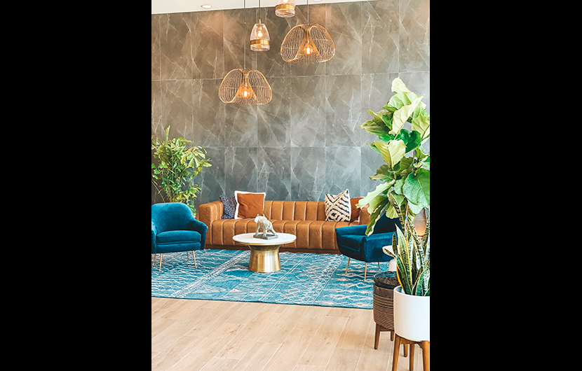 Art Plaza Tower lobby seating