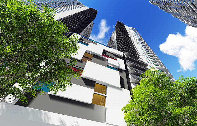 Architectural rendering of Art Plaza Tower